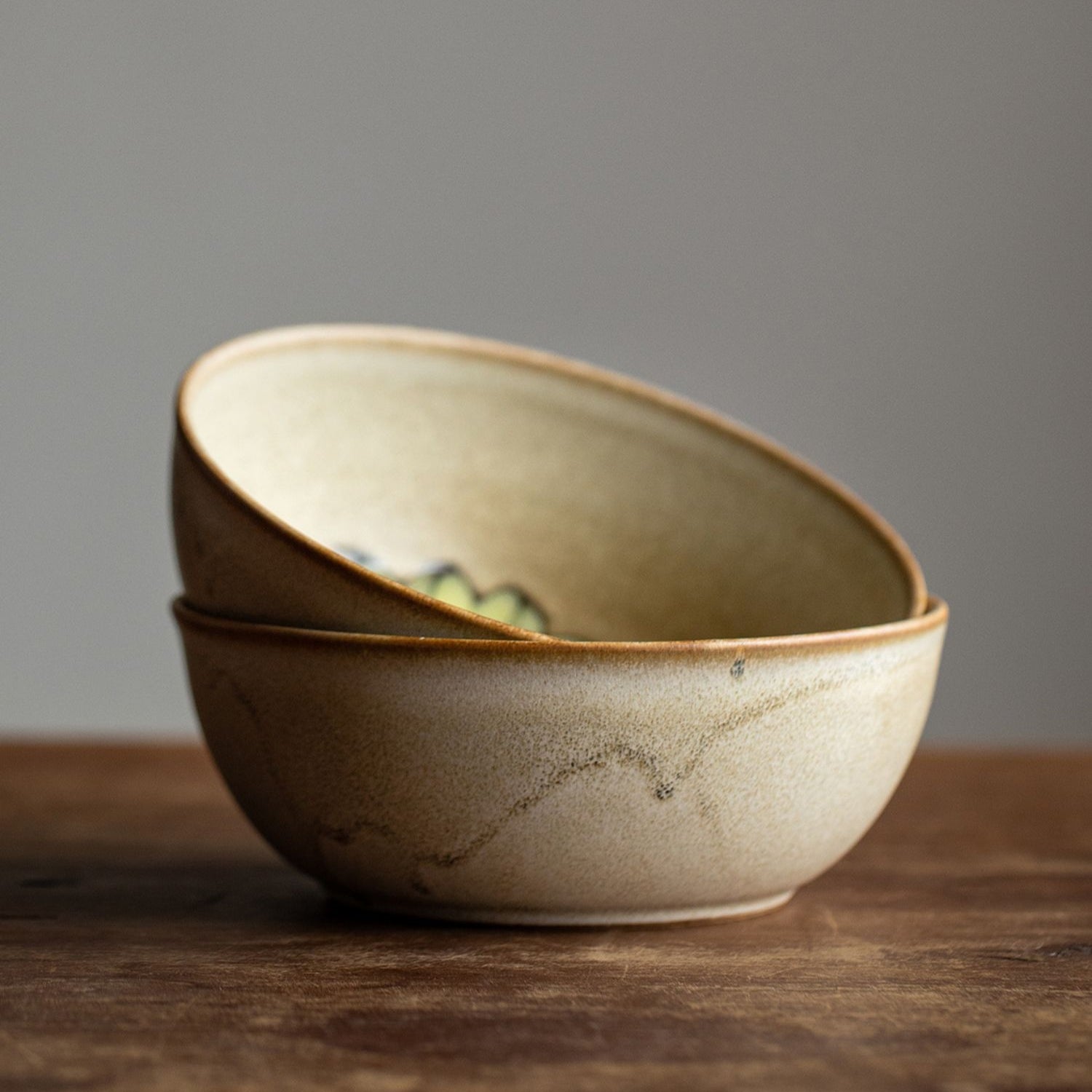 Nunobiki Yaki Handcrafted Floral Bowl Collection