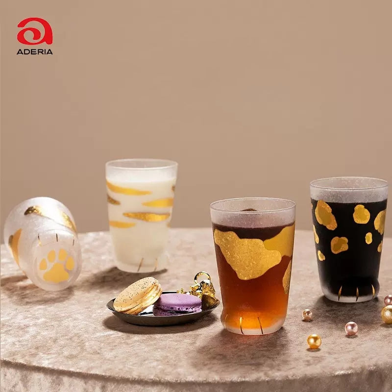 Aderia Japanese Neko Paw Glass Cup Collection