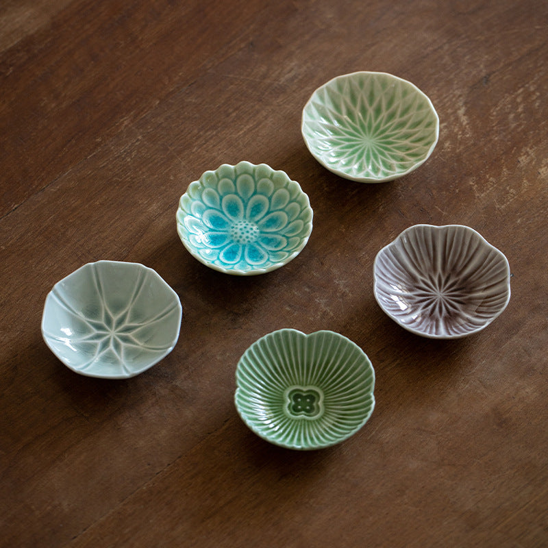 Hatsuichi Mino Ware Aoi Kage Sauce Plate Set of Five