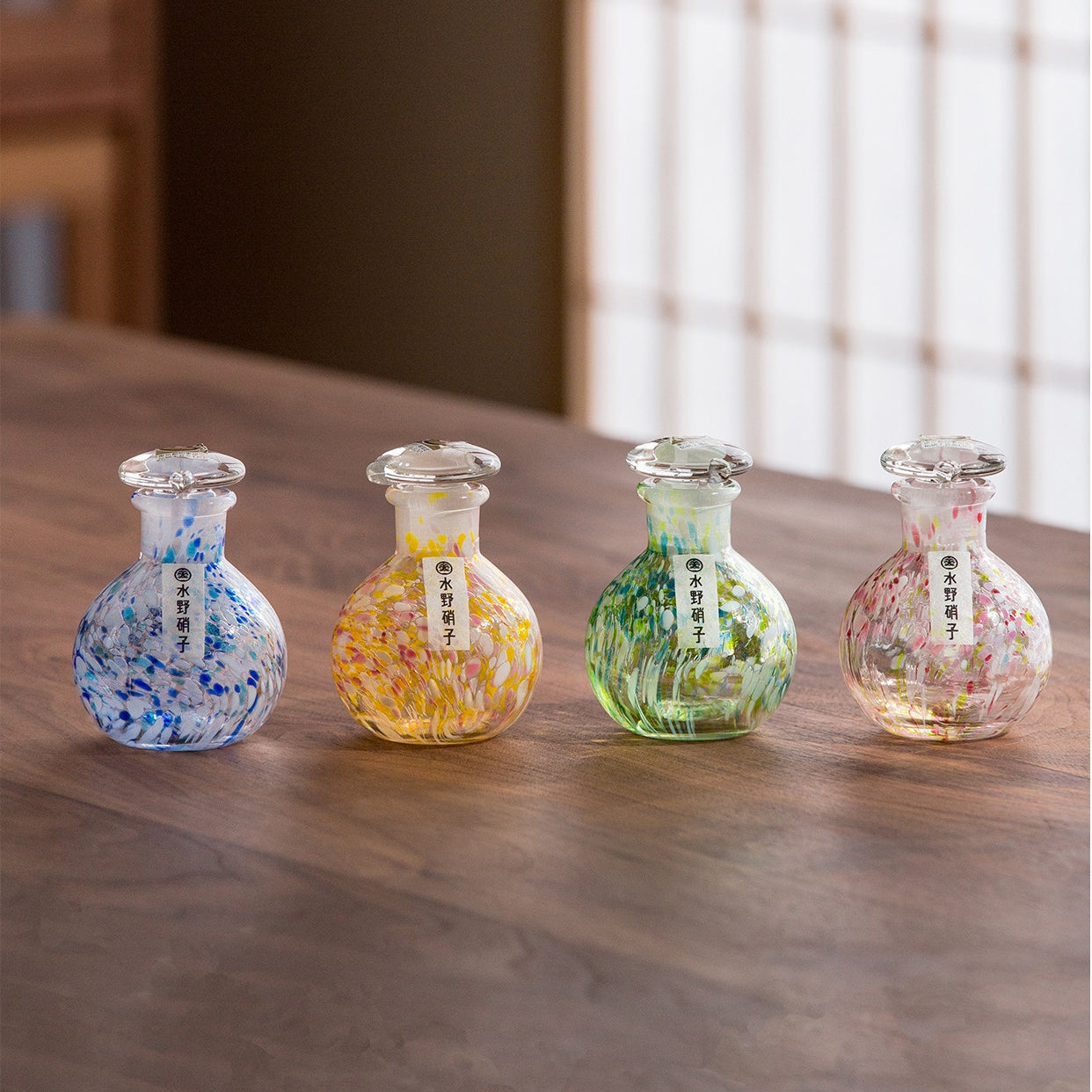 Misuno Glass Seasonal Essence Soy Sauce Bottle Collection