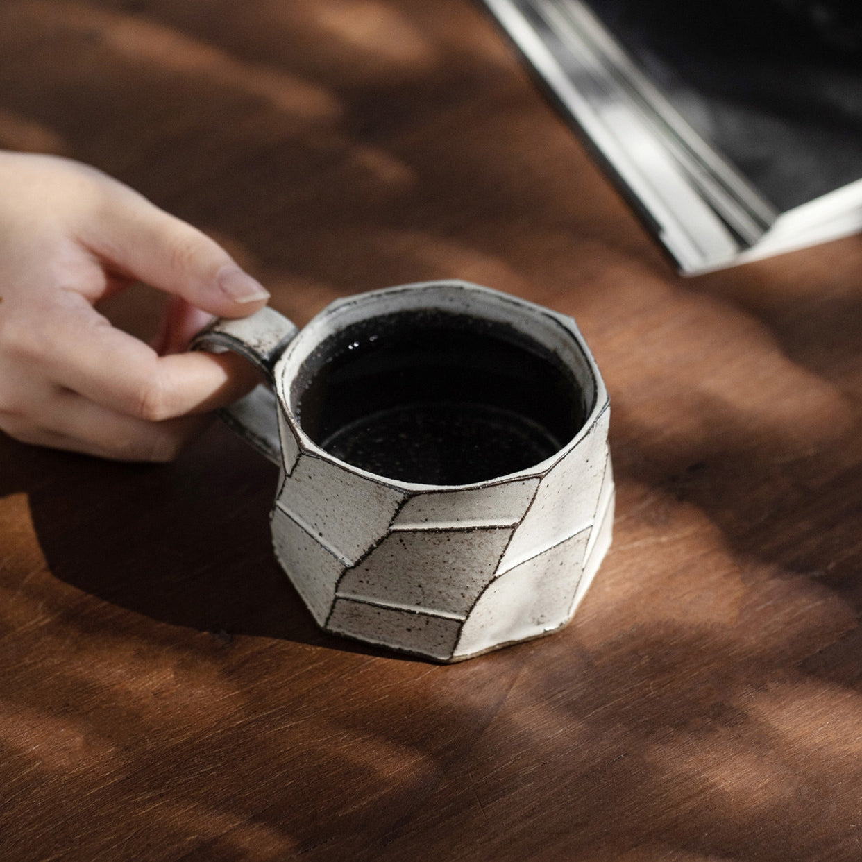 Shigaraki Ware Handcrafted Wabi-Sabi Coffee Mug