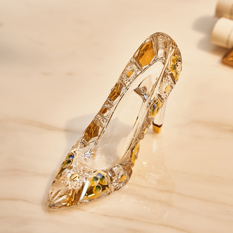 Bohemia Enchanted Cinderella Crystal Slipper Ornament
