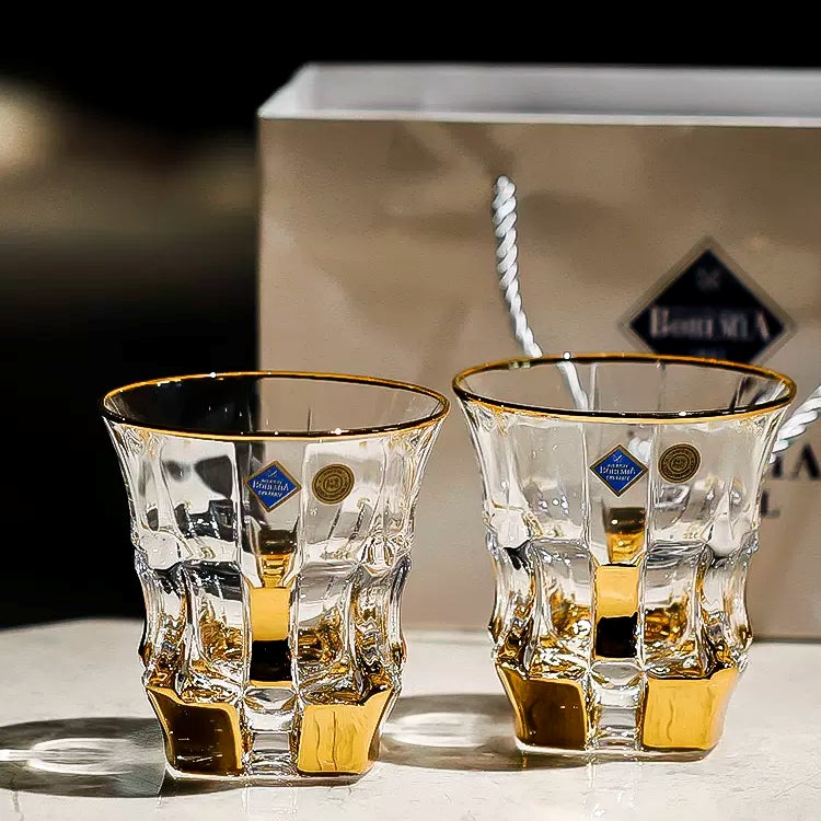 Bohemia Royal Crystal Whisky Decanter Set