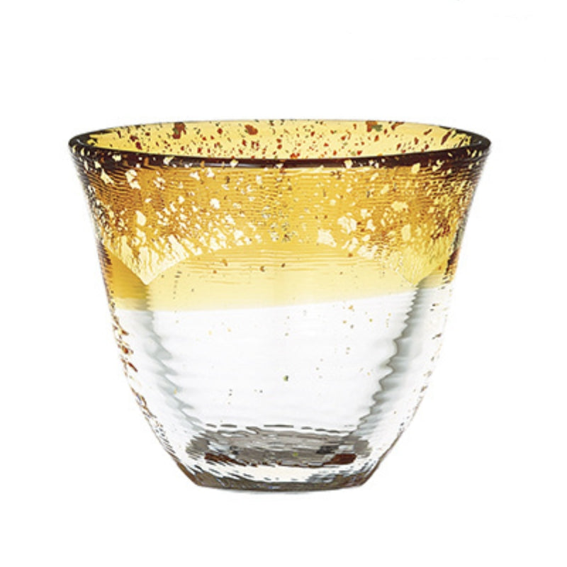 Toyo Sasaki Kogei Gold Foil Sake Glasses - MASU