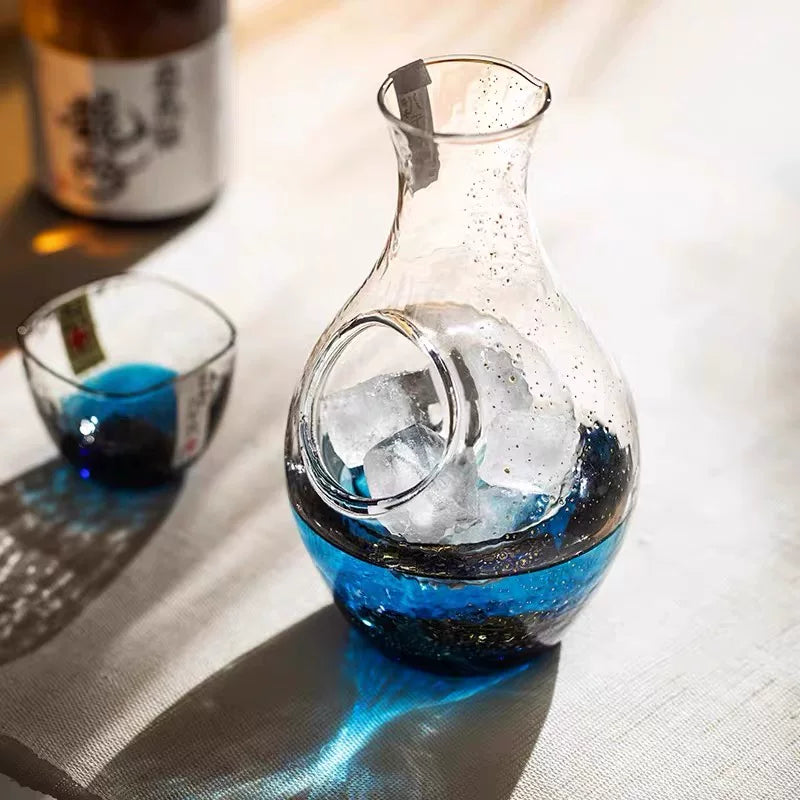 Toyo Sasaki Hoshi Nagare Gold Foil Cold Sake Set