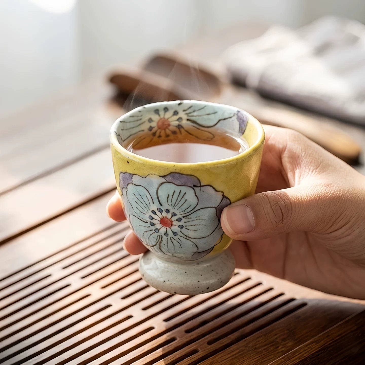 Collection de service à thé Hana no Toki en Hatsuichi Mino Ware