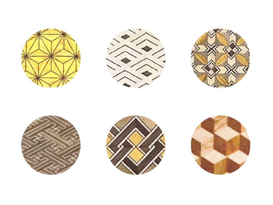 Yosegi Zaiku Handcrafted Puzzle Box Collection - MASU