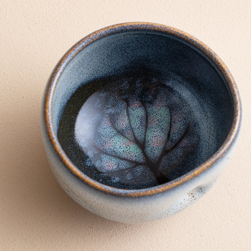 Nunobiki Ware Handcrafted Komorebi Tea Cup Set of Five