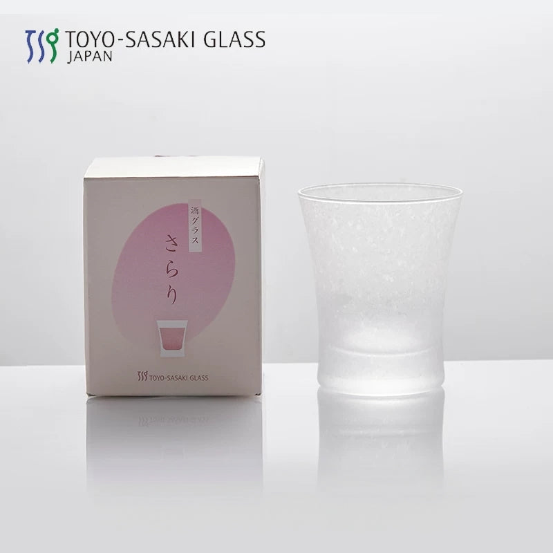 Colección de copas de sake Yukihana Hikari de Toyo-Sasaki Glass