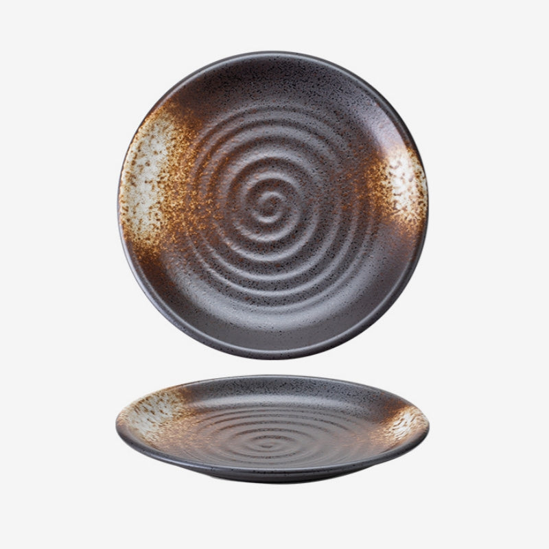 Hatsuichi Mino Ware Handcrafted Wabi Sabi Deep Plate