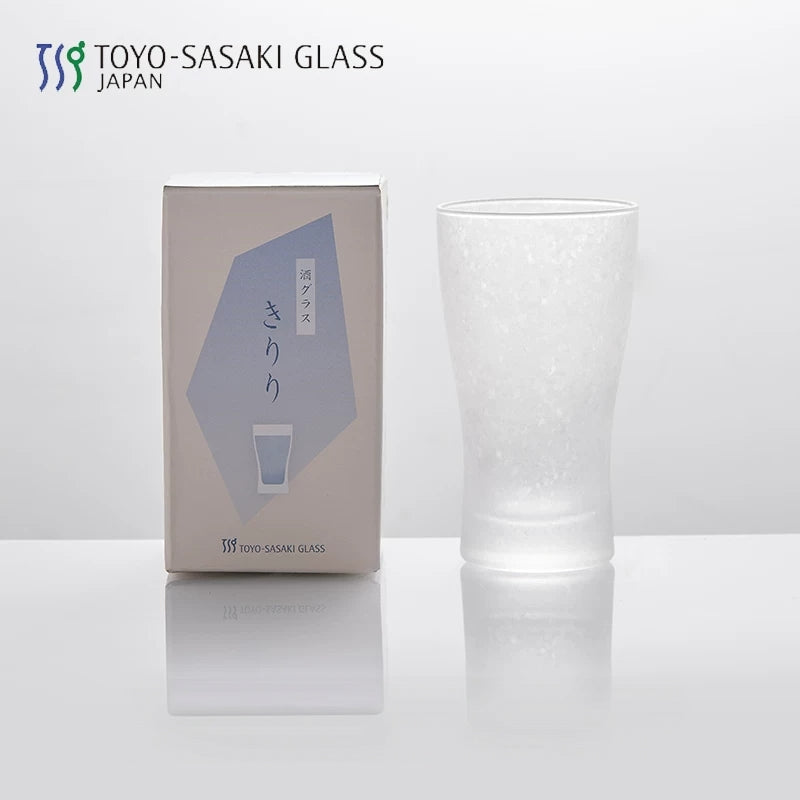 Colección de copas de sake Yukihana Hikari de Toyo-Sasaki Glass