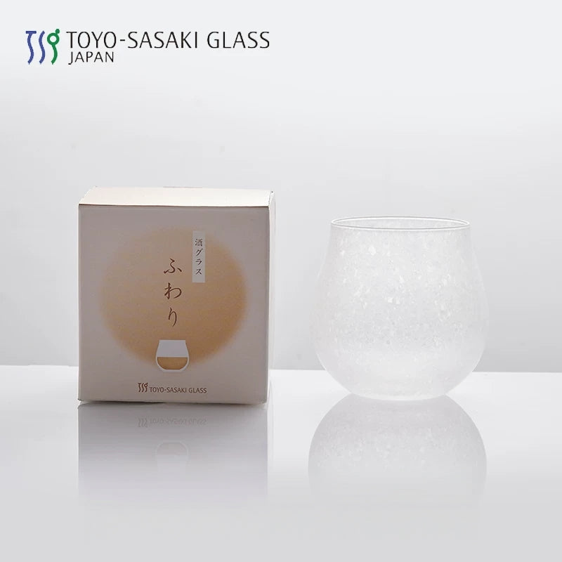 Colección de copas de sake Yukihana Hikari de Toyo-Sasaki Glass