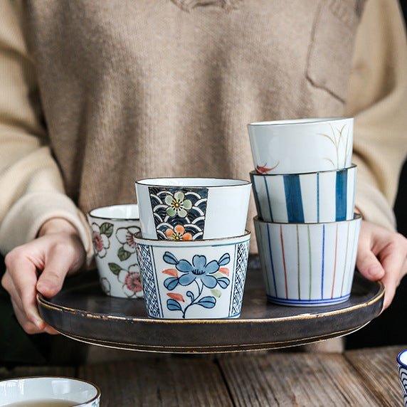 Japanese Handcrafted Ceramic Guinomi Tea Cup - MASU