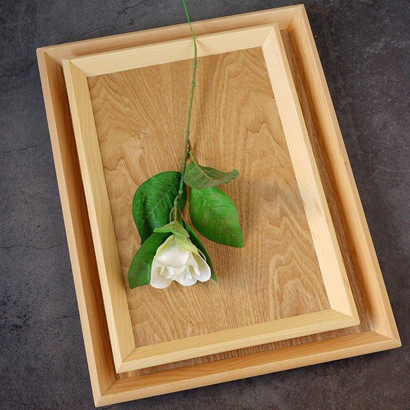 Japanese Rectangular Solid Wood Trays - MASU