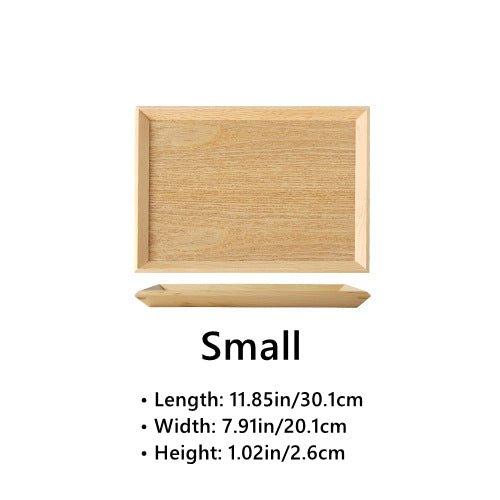 Japanese Rectangular Solid Wood Trays - MASU