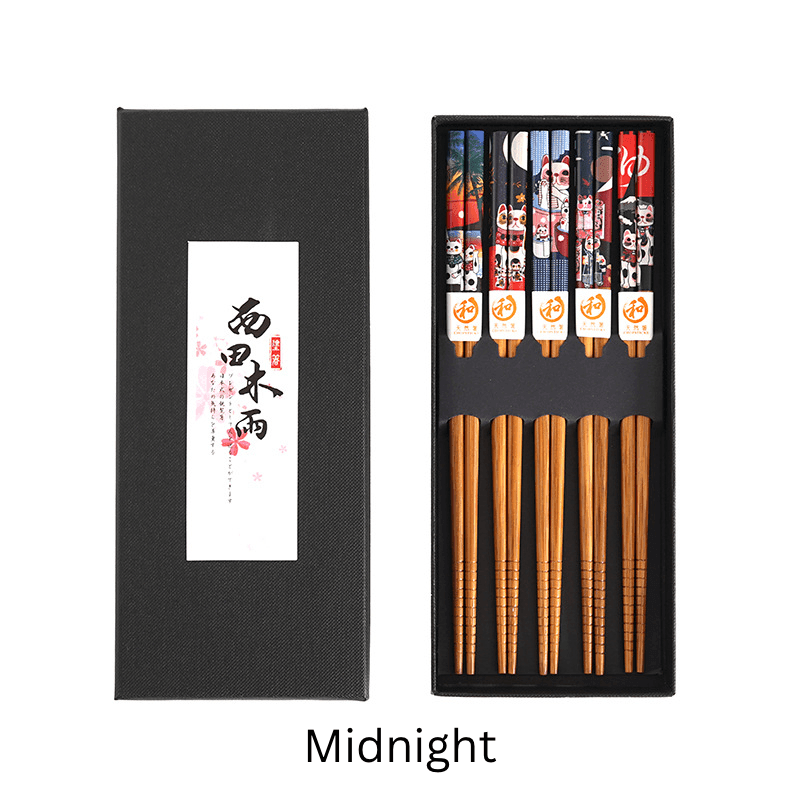 Muti-Themed Japanese Bamboo Chopsticks Sets - MASU