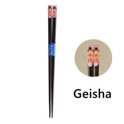 Japanese Wooden Cartoon Themed Chopsticks - MASU