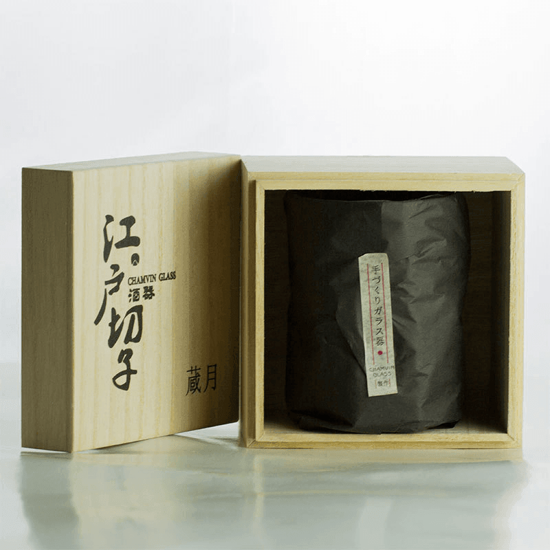 Japanese Handcrafted Chamvin Edo Kiriko Whisky Glass - MASU