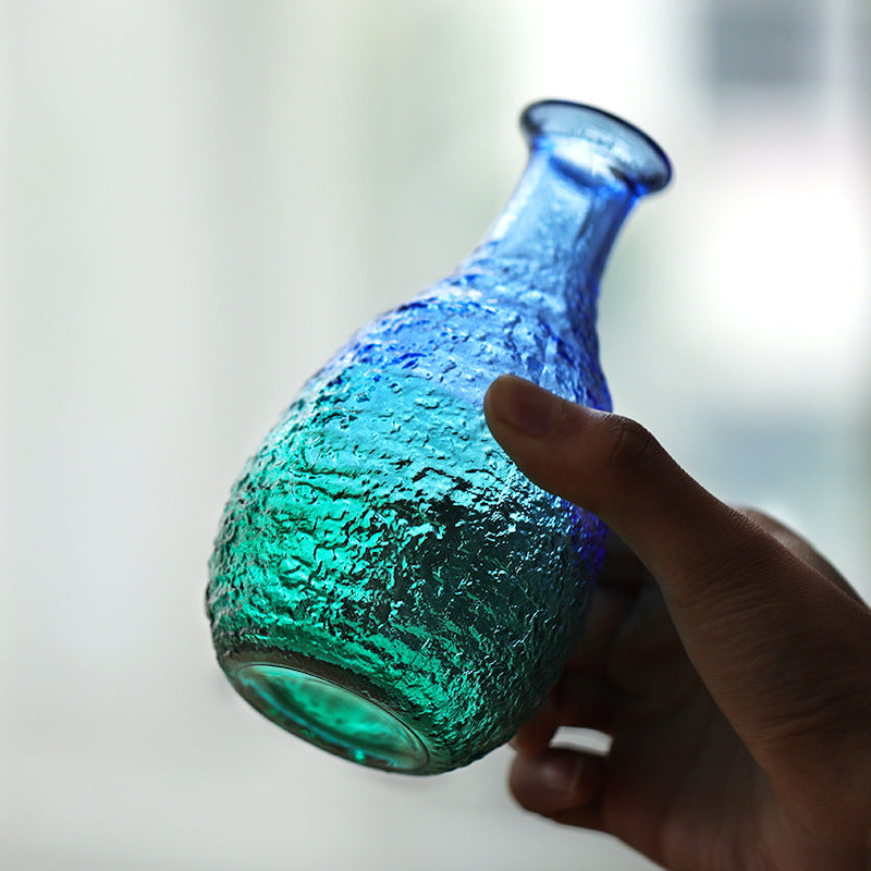 Toyo-Sasaki Aurora Japanese Handcrafted Glass Sake Gift Set - MASU