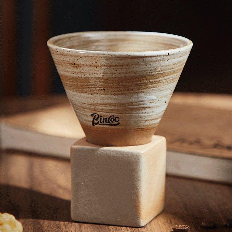 Handcrafted Cone Shaped Ceramic Coffee Cups - MASU