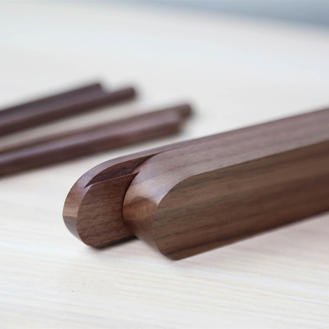 MASU Black Walnut Dual Chopsticks With Boxes - MASU