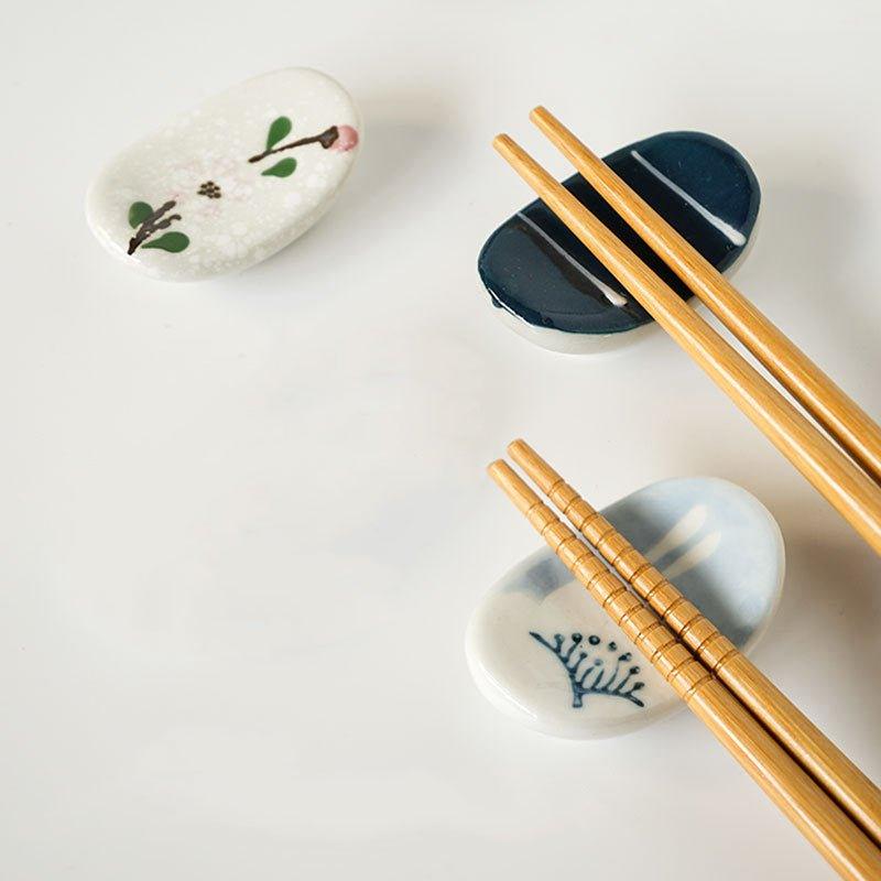 Japanese Ceramic Hand-painted Chopsticks Rests - MASU