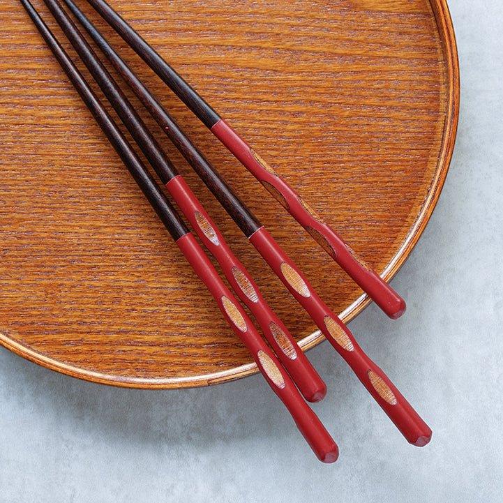 Japanese Wooden Assorted Colors Chopsticks - MASU