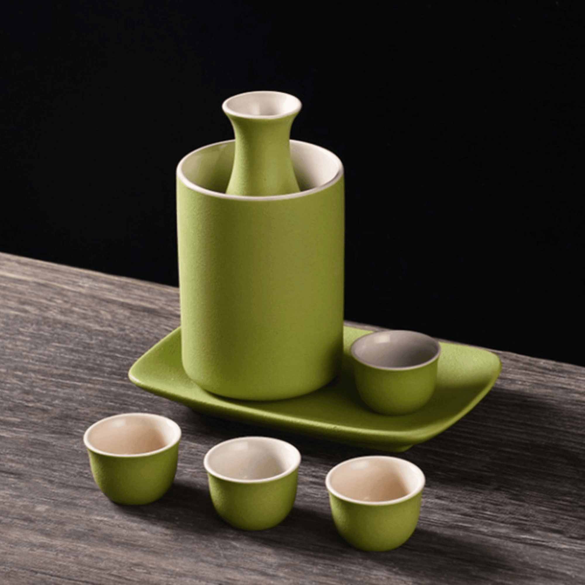 Japanese Style Ceramic Sake Sets - MASU