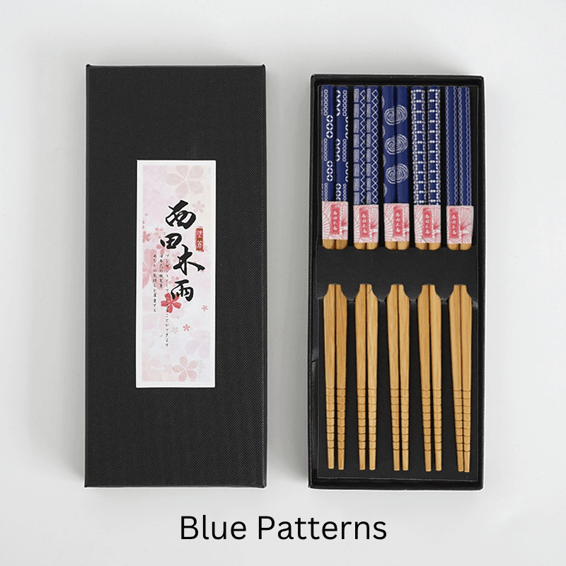 Muti-Themed Japanese Bamboo Chopsticks Sets - MASU