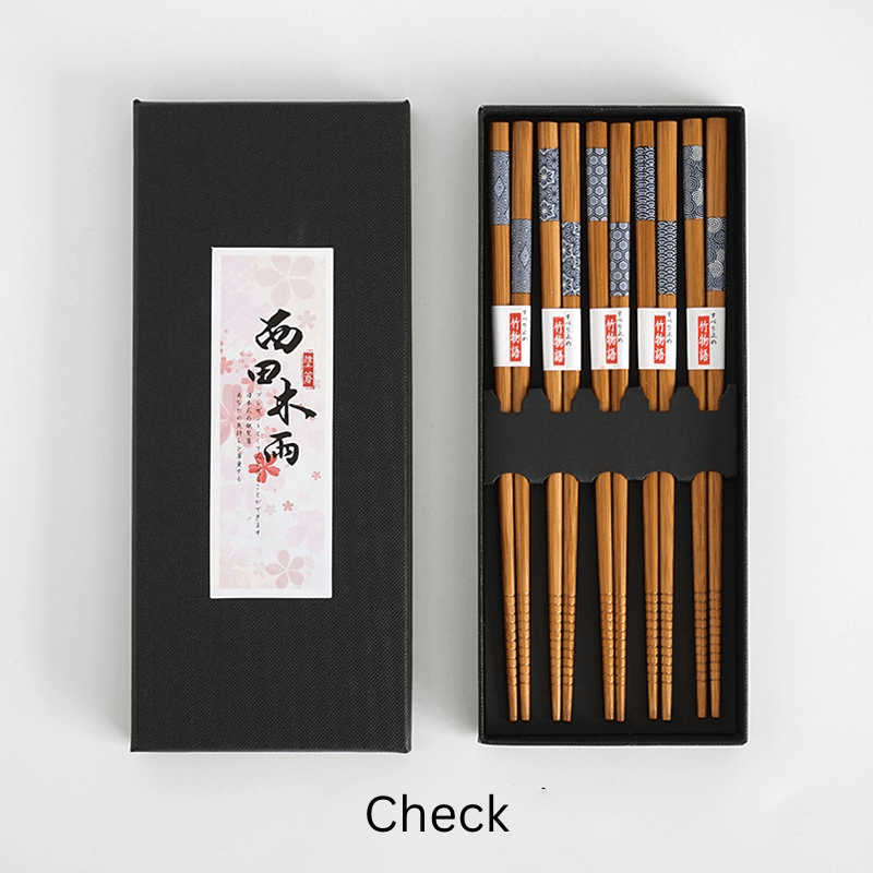 Muti-Themed Japanese Bamboo Chopsticks Sets - MASU