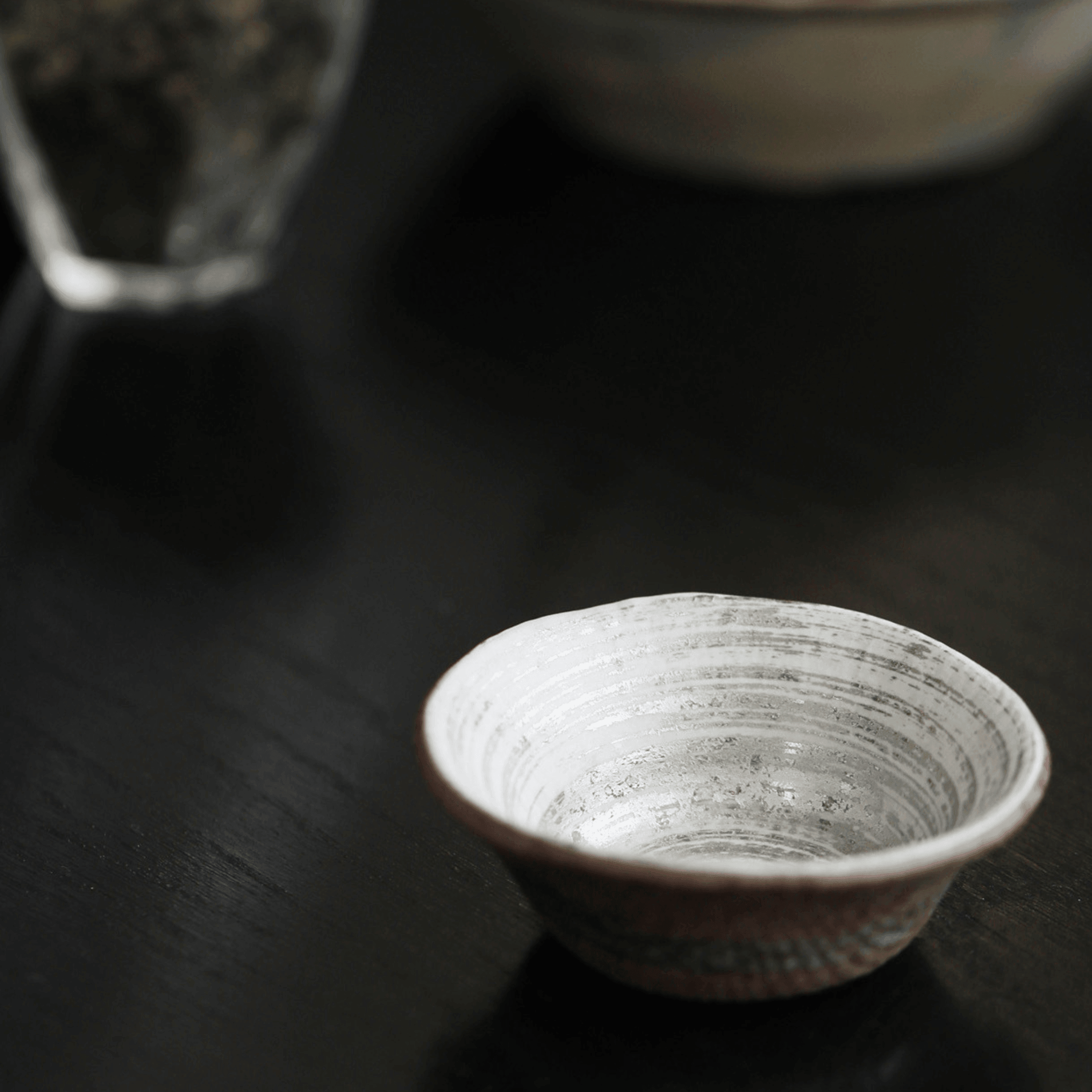 Touetsugama Japanese Golden Glazed Tea Set - MASU
