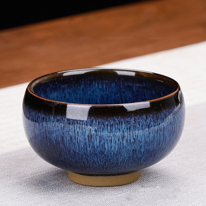 Handcrafted Ceramic Gloss-Glazed Chinese Kung-Fu Tea Cup Set - MASU