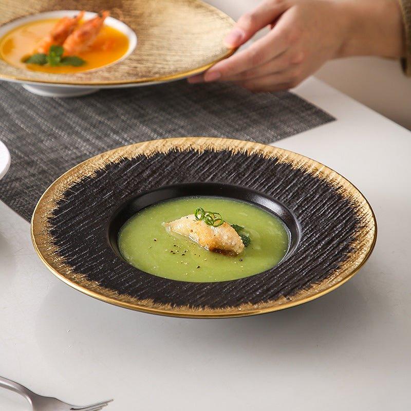 Matte Ceramic Spaghetti Serving Plates - MASU