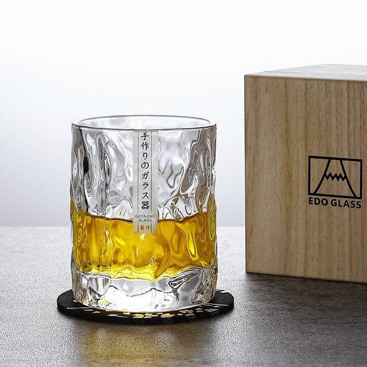 Japanese Edo Kiriko Glacier Whisky Glasses - MASU