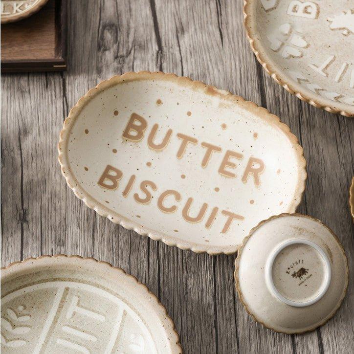 Japanese Butter Biscuit Series Ceramic Tablewares - MASU