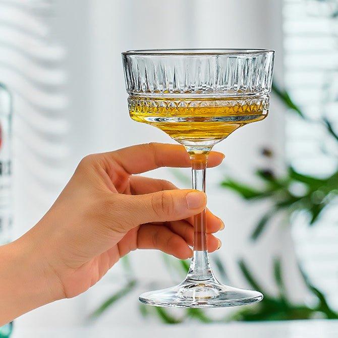 Patterned Martini Cocktail Glasses - MASU