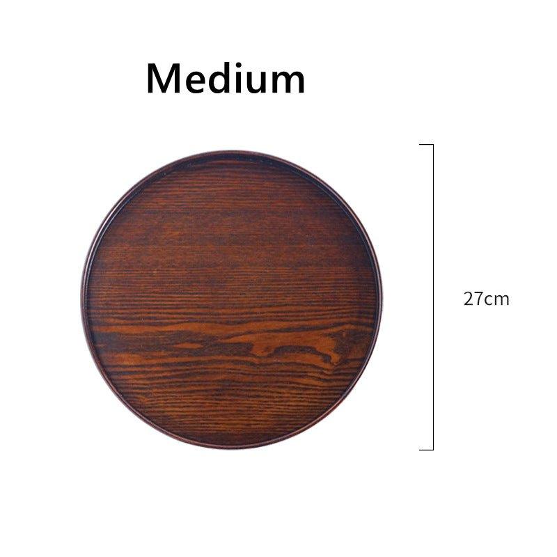 Japanese Rounded Walnut Wood Tea Cup Lid/Coaster - MASU