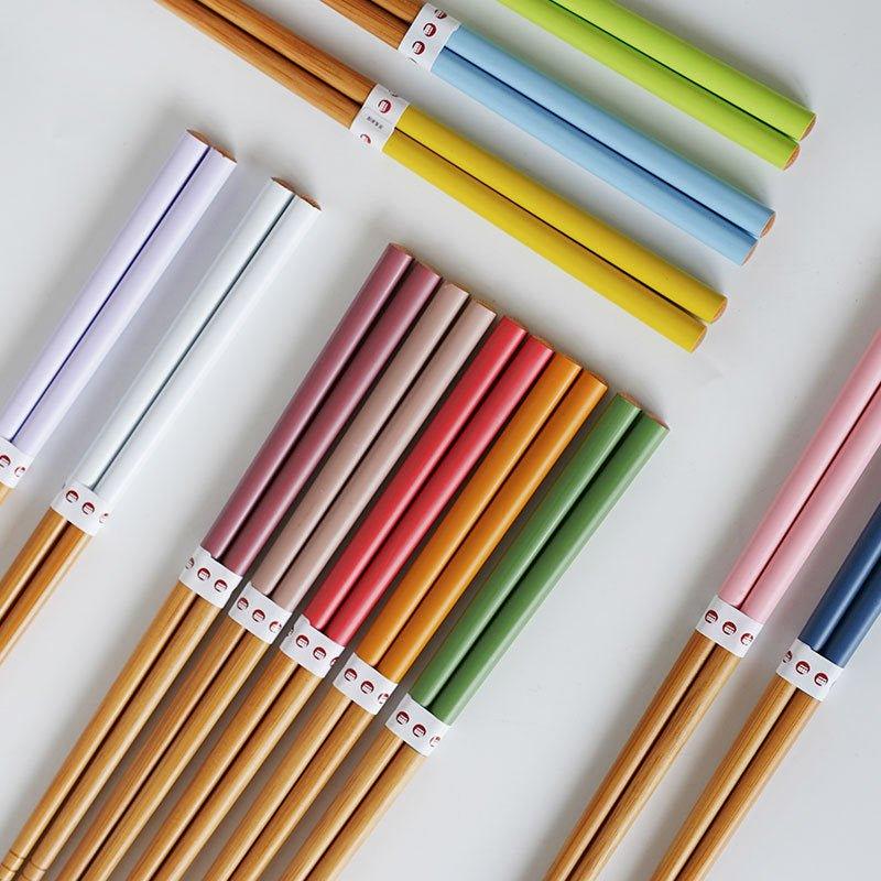 Multi-Colors Japanese Bamboo Chopsticks Sets - MASU