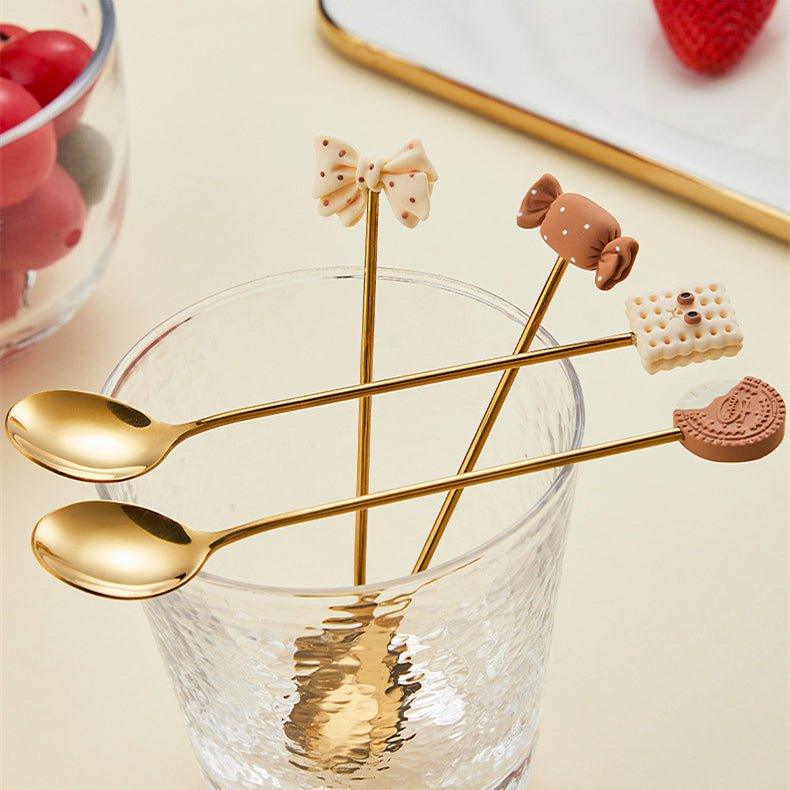Golden Themed Coffee Stirrer Gift Sets - MASU