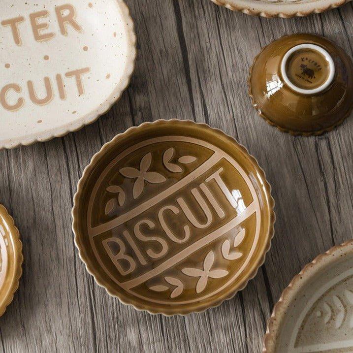 Japanese Butter Biscuit Series Ceramic Tablewares - MASU