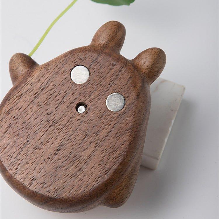 Handcrafted Wooden Totoro Doorbell With Metal Chime - MASU