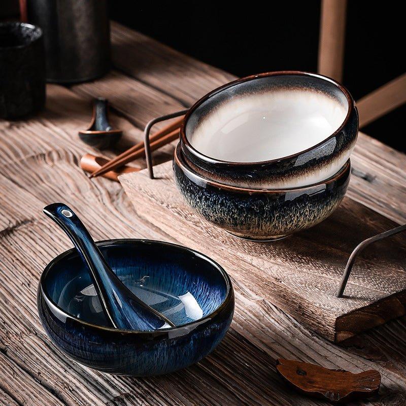 Japanese Gloss Glazed Ceramic Bowls - MASU