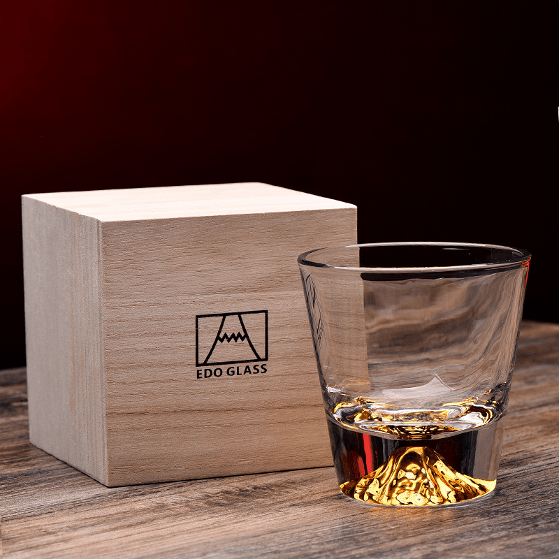 Japanese Edo Kiriko Glacier Whisky Glasses - MASU